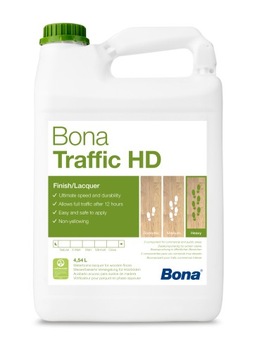 Lakier + utwardzacz do podłóg Bona Traffic HD Mat 4,95l