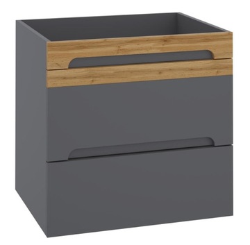SZAFKA POD UMYWALKĘ 60CM NOWOCZESNA GALAXY GREY