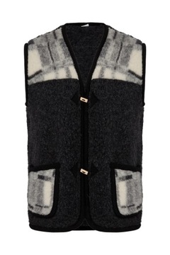 ТЕПЛЫЙ ЖИЛЕТ ИЗ 100% МЕРИНОСОВОЙ ШЕРСТИ, размер XL