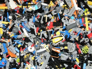 Lego Technic MIX oryginalne klocki Belki Łączniki Zębatki 0,1 KG 0,1kg