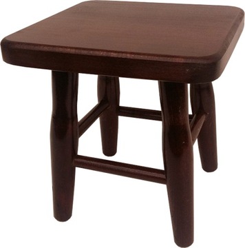 TABORET taborecik KWADRATOWY bukowy RYCZKA masywny