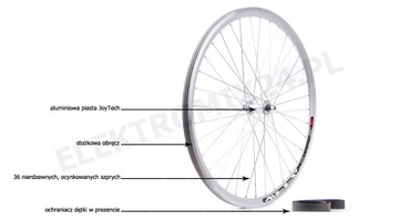 ДИСКИ 24 КОМПЛЕКТ ПЕРЕДНИЕ ЗАДНИЕ ALU Velosteel ДЛЯ ТОРПЕДЫ