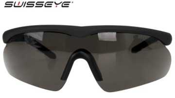Баллистические очки SwissEye Raptor с тремя сменными фронтальными панелями.