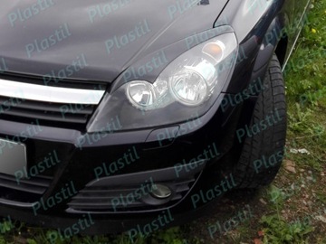 OPEL Astra H брови АБС-пластик, накладки ПЛАСТИК