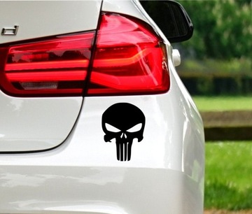 Наклейка с черепом PUNISHER череп череп 15 см