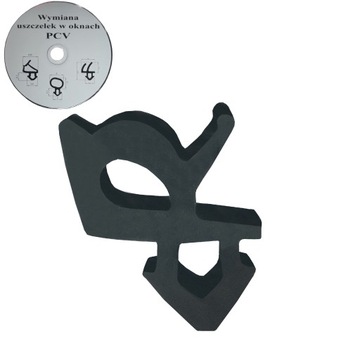 Uszczelka do okna okien okienna EPDM S-1387 REHAU