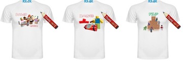 Футболка Roblox с именем ребенка 134 см. Футболка