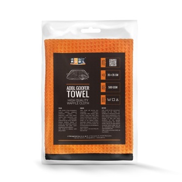 ADBL Goofer Towel - Ręcznik Waflowy do szyb 35x35