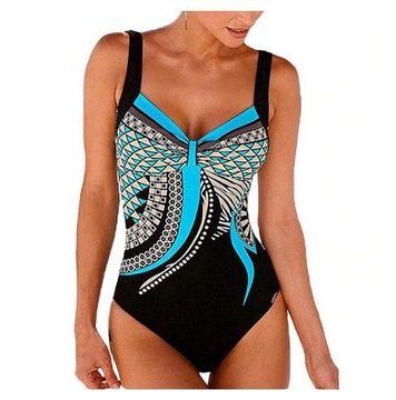 STRÓJ KĄPIELOWY JEDNOCZĘŚCIOWY MONOKINI KOLORY XXL