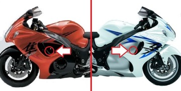 SUZUKI GSX1300R HAYABUSA 08-12 АВАРИЙНЫЕ НАКЛАДКИ ТВЕРДЫЕ