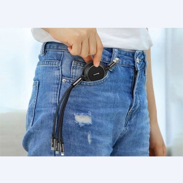 КАБЕЛЬ BASEUS FAST REWELLING 3IN1 USB - micro/Lightning/USB-C 3.5A