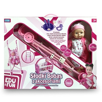 КУКЛА С КОЛЯСКОЙ НАБОР КОЛЯСКА 4в1