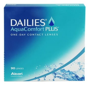 Jednodniowe Dailies Aqua Comfort Plus 90 moc -4,00