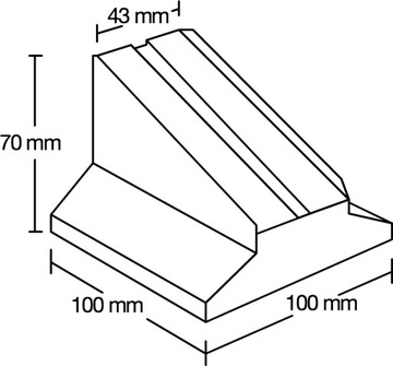 Регулируемые опоры для террас СТАБИЛЬНАЯ опора для террасы ПОД ДЖОСТЫ 50-100