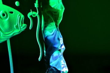 LIN - Стеклянный светодиодный светильник ручная резьба ПОДАРОК