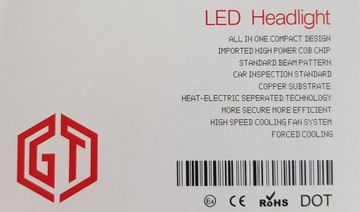 СВЕТОДИОДНЫЕ ЛАМПЫ H7 GT COB +300% СУПЕРМОЩНАЯ ЛАМПОЧКА