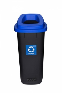 Kosz do segregacji śmieci odpadów PAPIER 90l