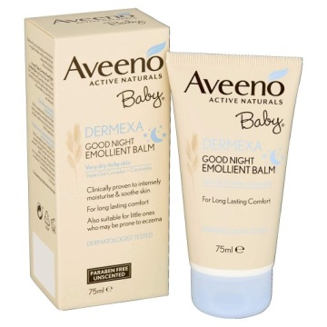 AVEENO BABY DERMEXA GOOD NIGHT бальзам на ніч суха шкіра, екзема Атопічний дерматит, 75 мл