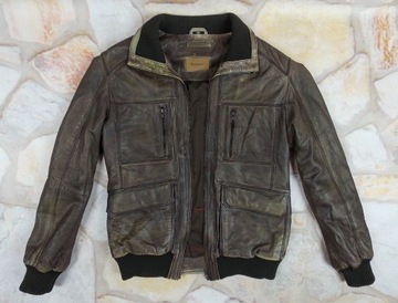 КОЖАНАЯ КУРТКА-БОМБЕР MAC DOUGLAS 48