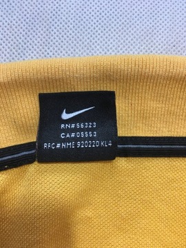 NIKE KOSZULKA POLO DAMSKA ŻÓŁTA r. S