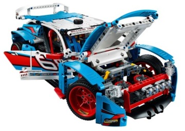 LEGO 42077 TECHNIC — СИНИЙ ГОНОЧНЫЙ АВТОМОБИЛЬ КОШАЛИН