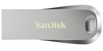 SanDisk Pendrive Ultra LUXE 128 ГБ, 400 МБ/с, USB 3.1, очень быстрый