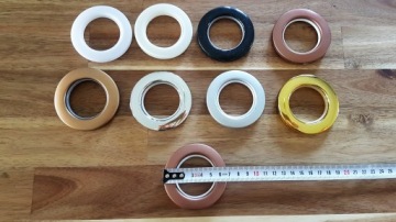 БОЛЬШАЯ БЕЛАЯ ШТОРА люверсы ОТДЕЛКА КОЛЕСА