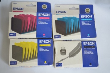 TUSZ EPSON T0423 T0422 T0321 T0424 ORYGINAŁY