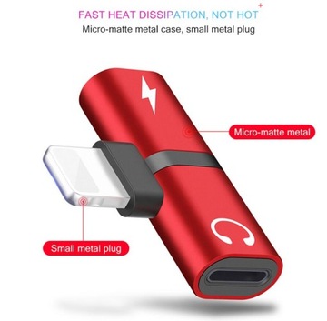 Adapter 2w1 / Lightning Audio / iPhone 11 / 11 Pro