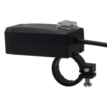 ЗАРЯДНОЕ УСТРОЙСТВО ДЛЯ МОТОЦИКЛА 2x USB БЫСТРАЯ ЗАРЯДКА 3.0