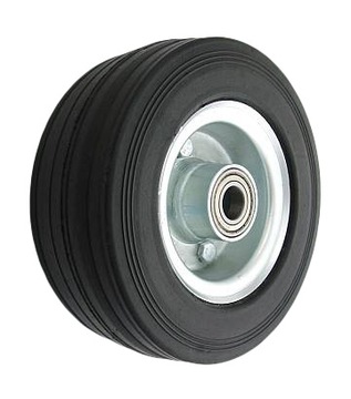 250 KOŁO METALOWO GUMOWE 300 kg SZEROKIE