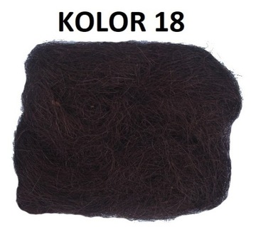 СИЗАЛЬ 50Г 19 ЦВЕТОВ СИЗАЛЯ СЕНА ВОЛОКНА АГАВЫ