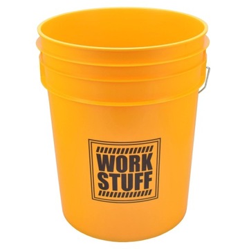 Ведро для стирки Work Stuff желтое WASH 20 л