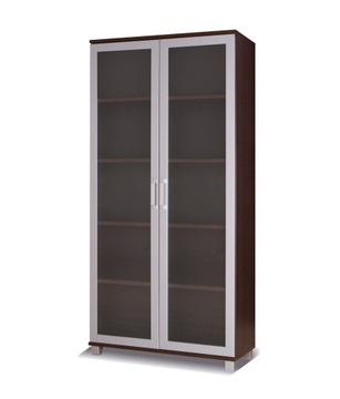 MS22 WITRYNA szafka REGAŁ BIBLIOTECZKA k. wenge