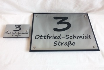 Адресная табличка с гравировкой. Номер дома. штаб-квартира