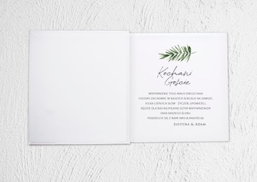 Księga gości weselnych BOTANICZNA Fotobudka