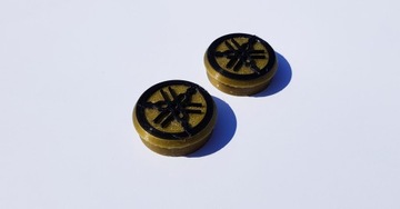 Колпаки амортизаторов Yamaha YZF R125 Золотой/черный