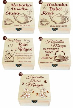 ЧАЙНАЯ КОРОБКА С ГРАВИРОВКОЙ ПОДАРКА