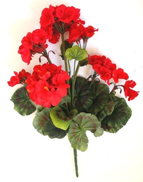 PELARGONIA sztuczne pelargonie BUKIET DD