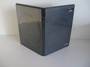 DVD-боксы x4 для дисков диаметром 14 мм стандарт ЧЕРНЫЙ 100