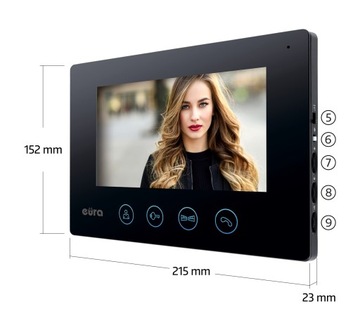 Видеодомофон Видеодомофон 7 дюймов WiFi брелок-брелок ТЕЛЕФОН