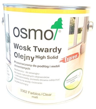 Osmo 3362 WOSK TWARDY OLEJNY 2,5l MAT Express