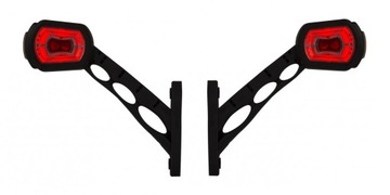 СВЕТОДИОДНЫЙ ГАБАРИТНЫЙ ФОНАРЬ 3 ЦВЕТА 12/24В ПАРА