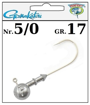 JIG PERFEKT na haku GAMAKATSU Nr.5/0 - 17 gr