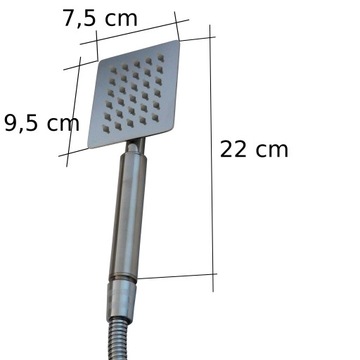 Смеситель для душа с термостатом, тропический душ, ESTIVA SHOWER SET