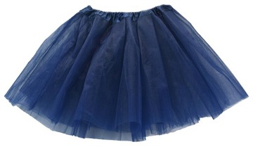 SPÓDNICZKA TIULOWA SPÓDNICA TUTU 30cm granatowa