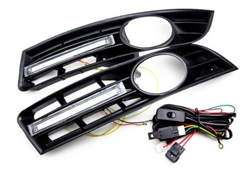 VW PASSAT B6 LED KIERUNKOWSKAZY+DZIENNE KRATKI DRL