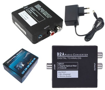 Audio cyfrowy na analogowy konwerter zasilacz RP Splitter cyfra na analog
