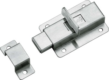 ZASUWKA DRZWIOWA STAL NIERDZEWNA INOX 70 mm