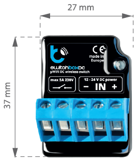 Релейный модуль BleBox SwitchBoxDC WiFi 12-24В